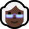 Old Woman - Black emoji on Microsoft